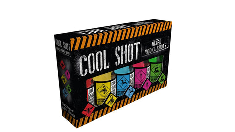 Cool Shot - Mixed Flavoured Vodka Shots - Pack: 5 x 20ml (15% ABV)