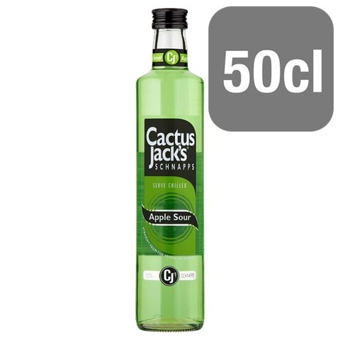 Cactus Jack Apple Sour Schnapps 50Cl - Drinksdeliverylondon